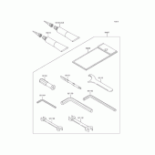 Схема узла: Набор инструментов для Kawasaki ZR1200 ZRX1200 DAEG