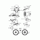 Схема вузла: Decals(Ebony) для Kawasaki ZX1000 Ninja ZX-10R ABS
