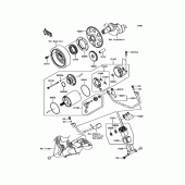 Схема вузла: Starter Motor для Kawasaki ZR800 Z800 ABS