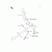 Схема вузла: Stand(s) для Kawasaki VN2000 Vulcan 2000 Limited