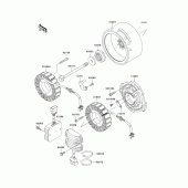 Схема узла: Генератор для Kawasaki VN1500 Vulcan 1500 Classic