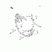 Схема вузла: Кріплення для Kawasaki EX400 EX-4