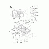 Схема узла: Масляный поддон для Kawasaki ZX1100 Ninja ZX-11