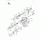 Схема вузла: Балансування для Kawasaki KL650 KLR650
