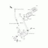 Схема узла: Лапка тормоза для Kawasaki VN900 VN900 Classic