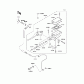 Схема узла: Главный цилиндр сцепления для Kawasaki ZX1100 Ninja ZX-11