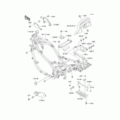 Схема вузла: Кріплення для Kawasaki EX500 GPZ500S