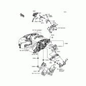 Схема вузла: Headlight(s) для Kawasaki ZR1000 Z1000