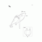 Схема вузла: Аксесуари для Kawasaki KX250/ KX252 KX250F