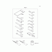 Схема узла: Owner`s tools для Kawasaki KLE500