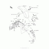 Схема вузла: Крило для Kawasaki VN1700 Vulcan 1700 Voyager