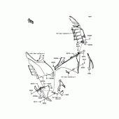 Схема вузла: Нижній обтічник для Kawasaki ZG1400 Concours 14 ABS