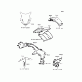 Схема вузла: Decals(Green) для Kawasaki ZX1000 Z1000SX