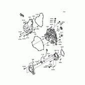 Схема вузла: Engine Cover(s) для Kawasaki KLE650 Versys 650 ABS