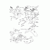 Схема вузла: Батарейний відсік для Kawasaki EJ650 W650