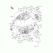 Схема вузла: Crankcase(1/2)(er650ae057324-) для Kawasaki KLE650 Versys 650