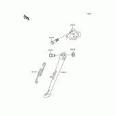Схема вузла: Підставка для Kawasaki ZX750 Ninja ZX-7R