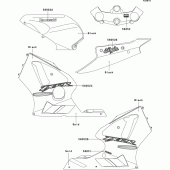 Схема вузла: Decals(black)(b1h/b2h)(fr,uk,wv) для Kawasaki ZX1200 Ninja ZX-12R
