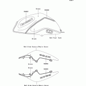 Схема вузла: Decals(green/black)(l9f) для Kawasaki ZR750 Z750