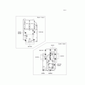 Схема вузла: Болти картера двигуна для Kawasaki EX250 Ninja 250R