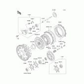 Схема вузла: Зчеплення для Kawasaki ZX750 Ninja ZX-7