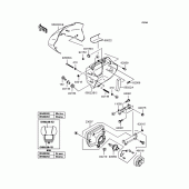 Схема узла: Фара для Kawasaki KLX250 KLX250