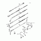 Схема вузла: Cable для Kawasaki VN750 Vulcan 750