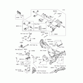 Схема узла: Электрооборудование для Kawasaki EX250 Ninja 250