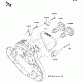 Схема узла: Распредвал & Цепь ГРМ & Натяжитель для Kawasaki VN2000 VN2000 Classic