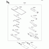 Схема вузла: Owner`s tools для Kawasaki ZX1400 Ninja ZX-14