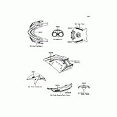 Схема вузла: Decals(Gray) до Kawasaki ZX1400 ZZR1400 ABS