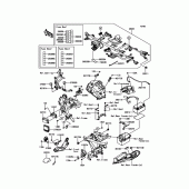 Схема вузла: Електроустаткування для Kawasaki EX650 Ninja 650 ABS