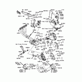 Схема вузла: Вихлопна система для Kawasaki ZX1000 Z1000SX ABS