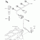 Схема вузла: Ignition system для Kawasaki ZX1000 Ninja ZX-10R