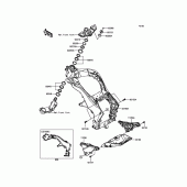 Схема узла: Рама для Kawasaki ZX1000 Z1000SX