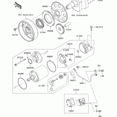 Схема вузла: Starter motor для Kawasaki ZR750 Z750 ABS