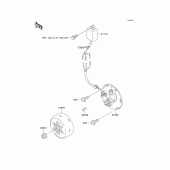 Схема вузла: Генератор для Kawasaki KX500