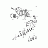 Схема узла: Масляный насос для Kawasaki ER650 ER-6N ABS