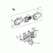 Схема вузла: Meter(s) для Kawasaki ZX1000 Z1000SX