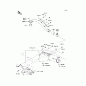 Схема вузла: Вихлопна система для Kawasaki KLX250 KLX250S