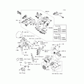 Схема вузла: Електроустаткування для Kawasaki VN1700 Vulcan 1700 Nomad