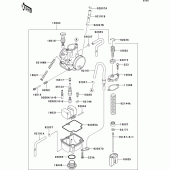 Схема вузла: Carburetor(1/2) для Kawasaki KX85 KX85