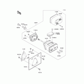 Схема вузла: Taillight(s) для Kawasaki VN800 Vulcan 800 Classic