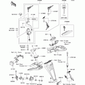 Схема узла: Замок зажигания для Kawasaki ZX600 Ninja ZX-6R