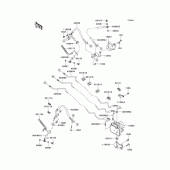 Схема вузла: Brake piping(baf-bcf) для Kawasaki VN1700 Vulcan 1700 Voyager ABS