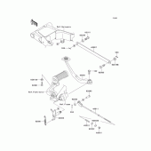 Схема вузла: Лапка гальма для Kawasaki EJ400 W400