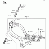 Схема узла: Рама для Kawasaki ZX900 Ninja ZX-9R