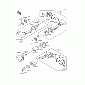 Схема вузла: Поворотники для Kawasaki ZX636 Ninja ZX-6R