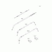 Схема вузла: Троси для Kawasaki EJ800 W800
