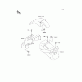 Схема узла: Крыло для Kawasaki EX250 ZZR250